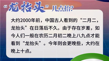 二月二晚10点龙抬头 2023年二月二几点龙抬头插图